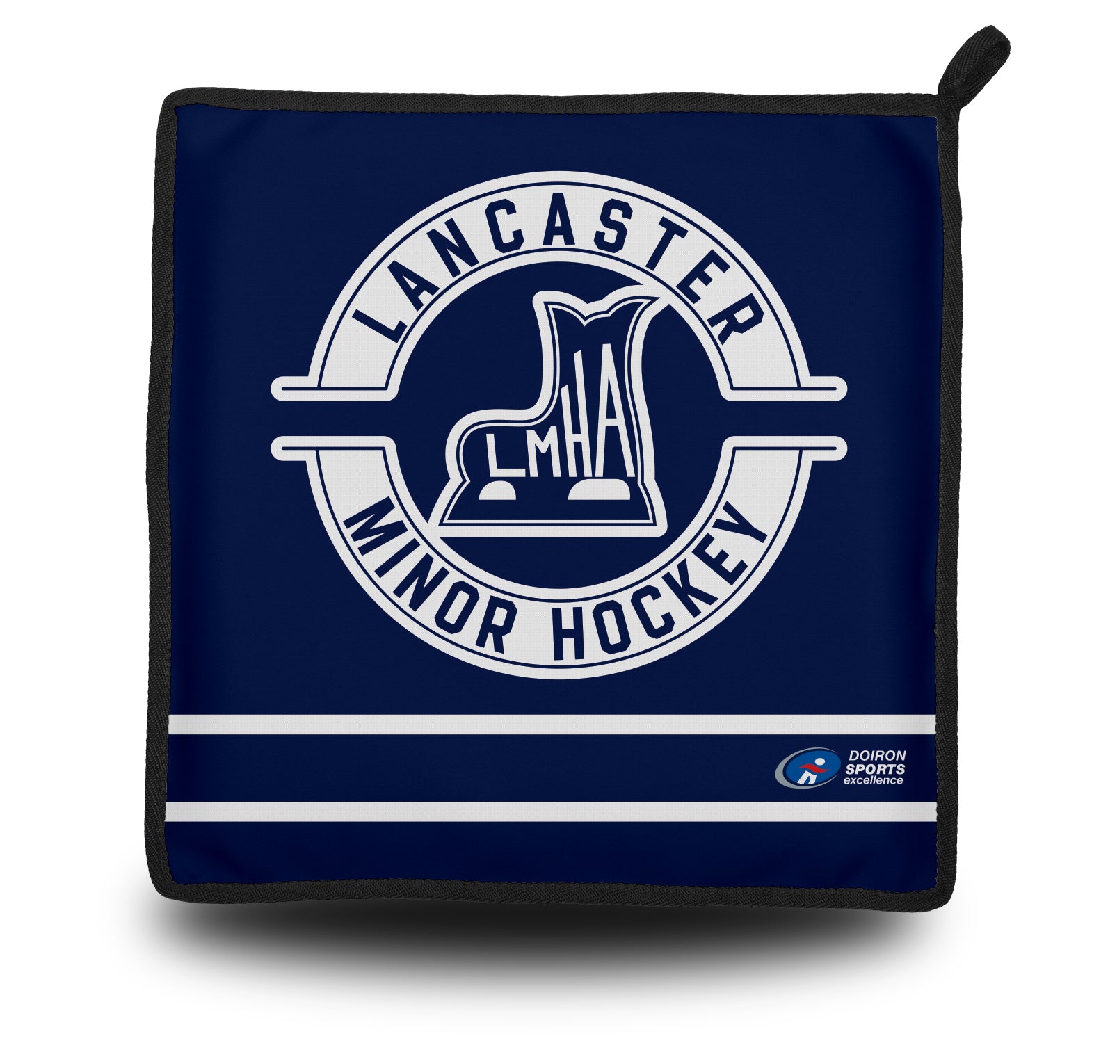 Custom Doiron Sports Excellence Stadium Seat Cushion Lancaster Minor Hockey