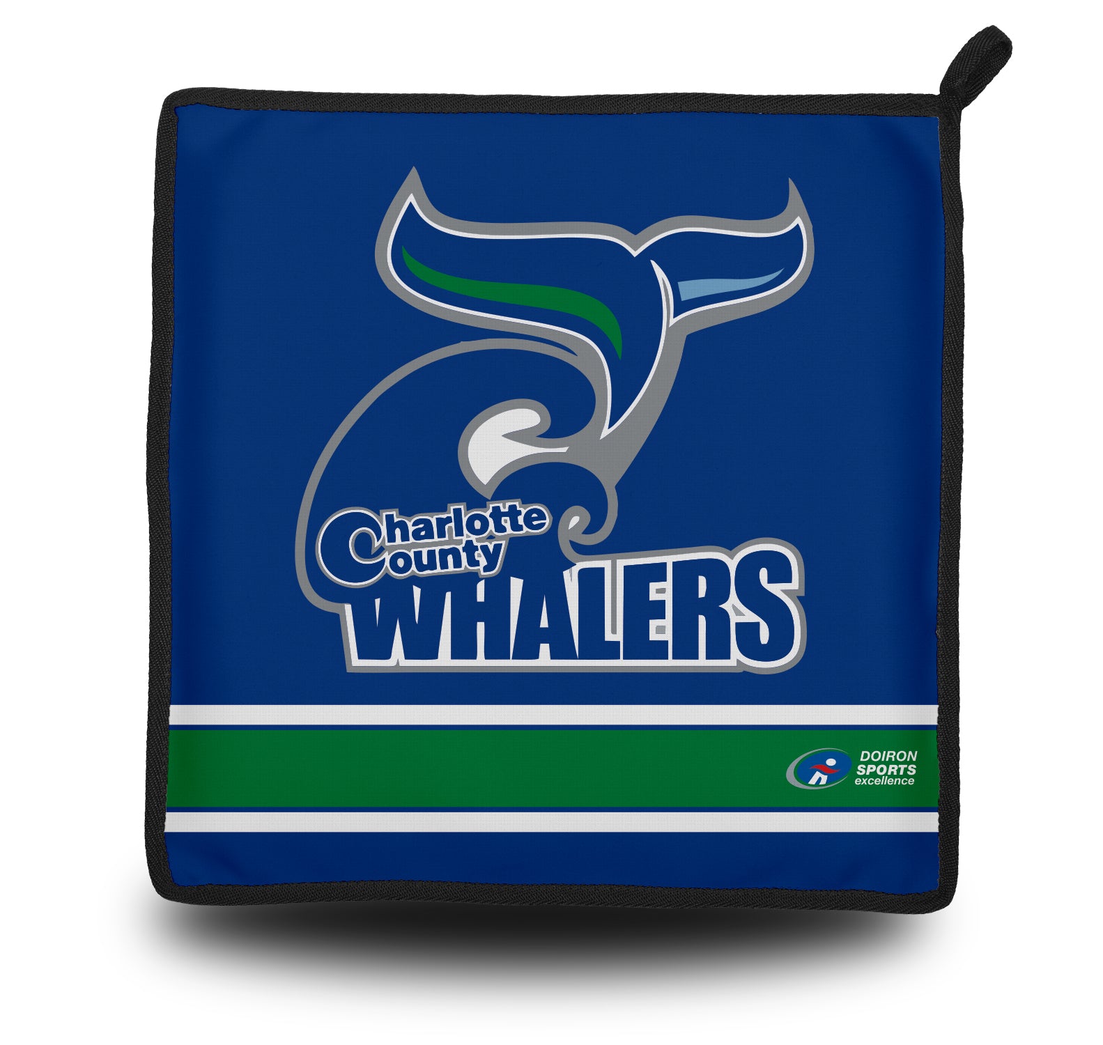 Custom Doiron Sports Excellence Stadium Seat Cushion Charlotte County Whalers