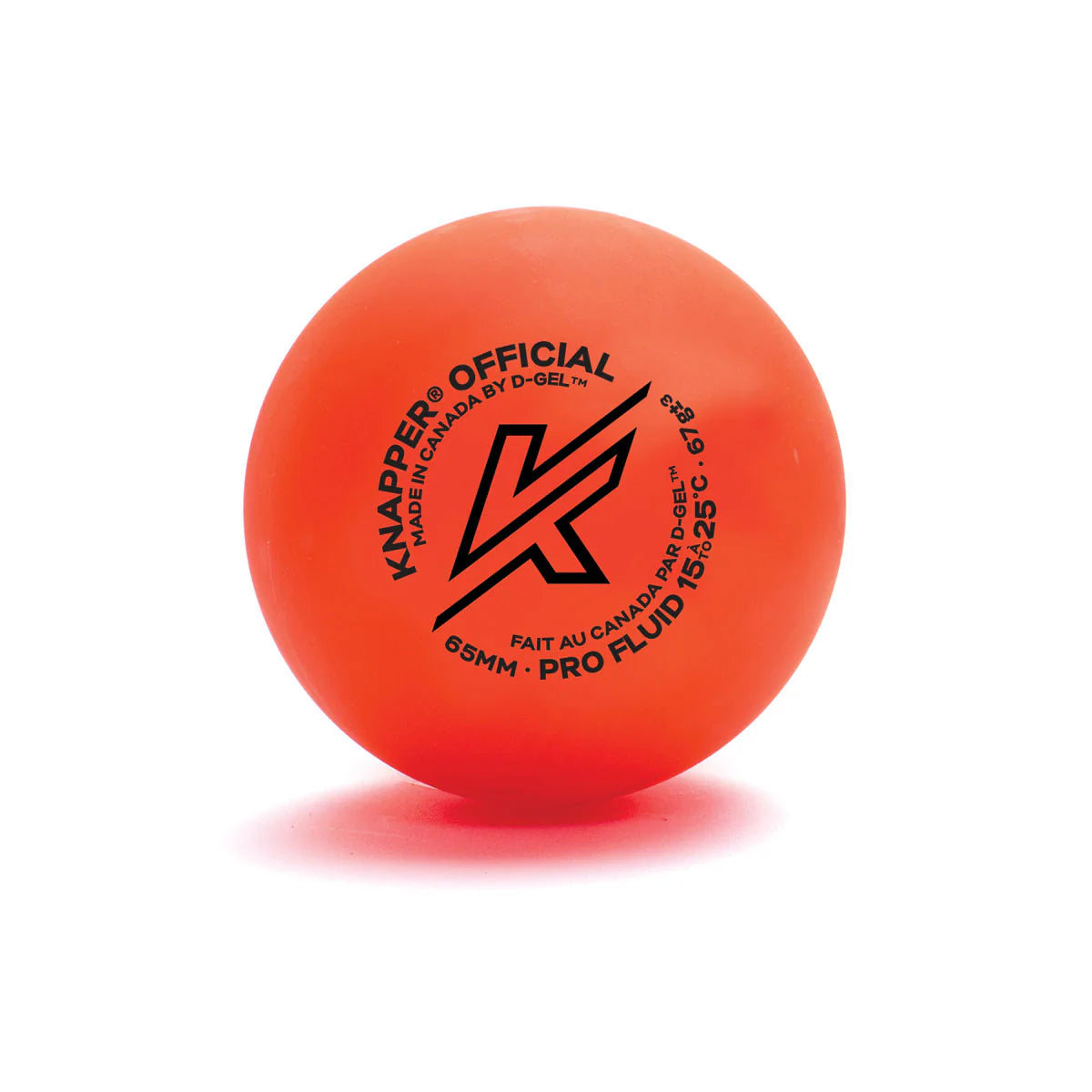 Knapper Pro-Fluid Orange Hockey Ball